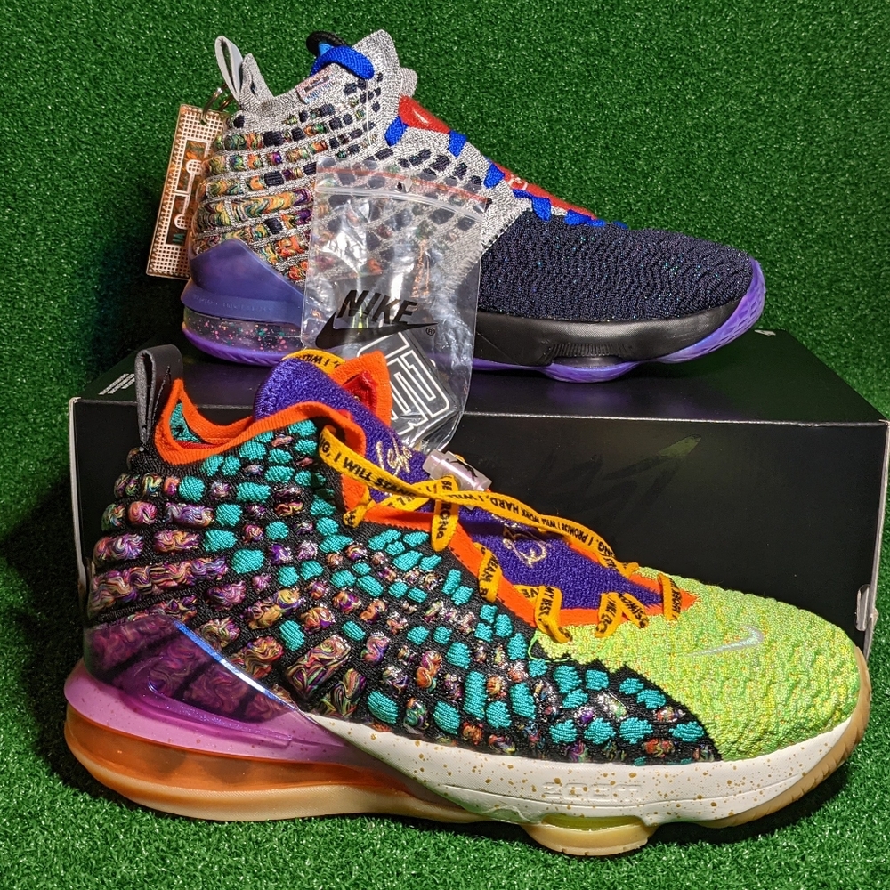 Nike LeBron 17 XVII "What the" 7Y/W 8.5
